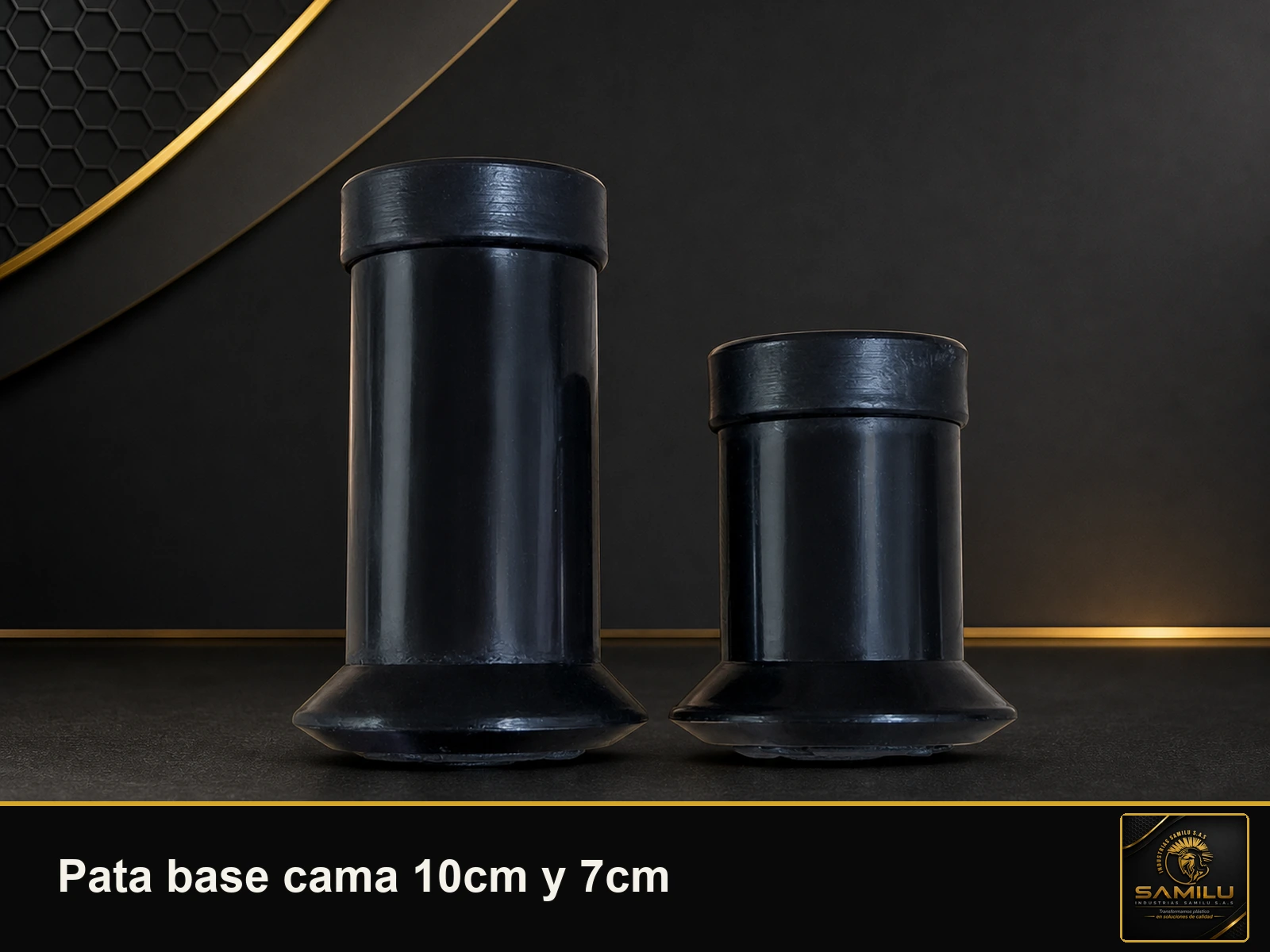 Producto Pata base cama 10 cm / 7 cm fabricado por Industrias Samilu