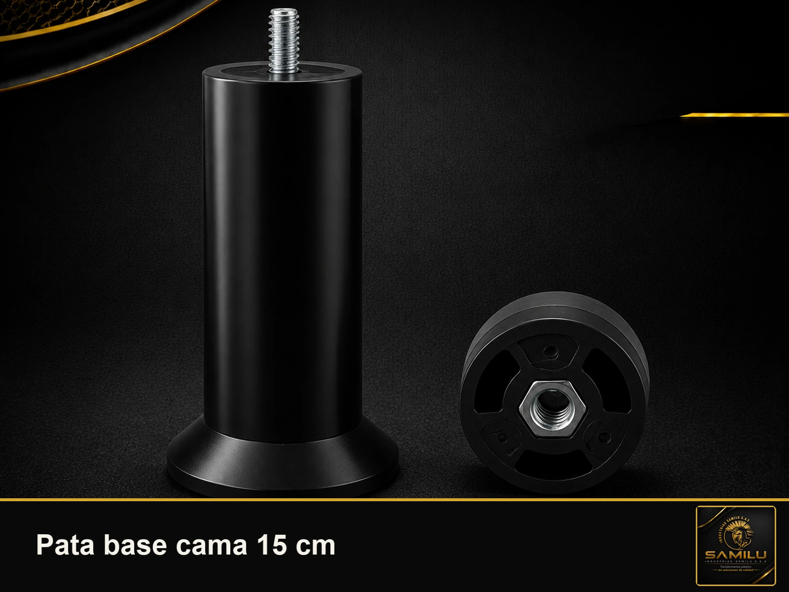 Producto Pata para base cama 15 cm fabricado por Industrias Samilu